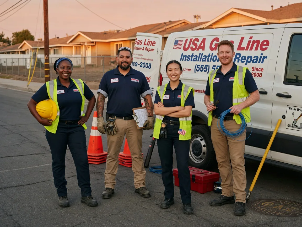 Gas Line Installation company in Calpine, CA